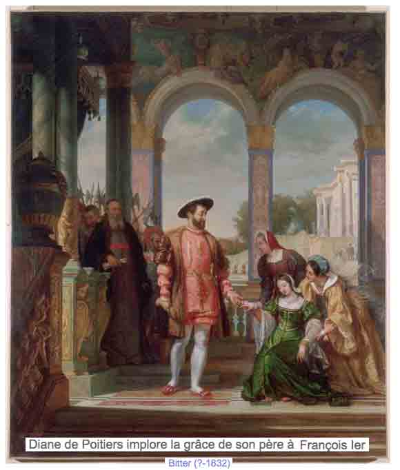 François 1er et Diane de Poitiers
