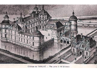 chateau de Tanlay à l'achèvement des travaux